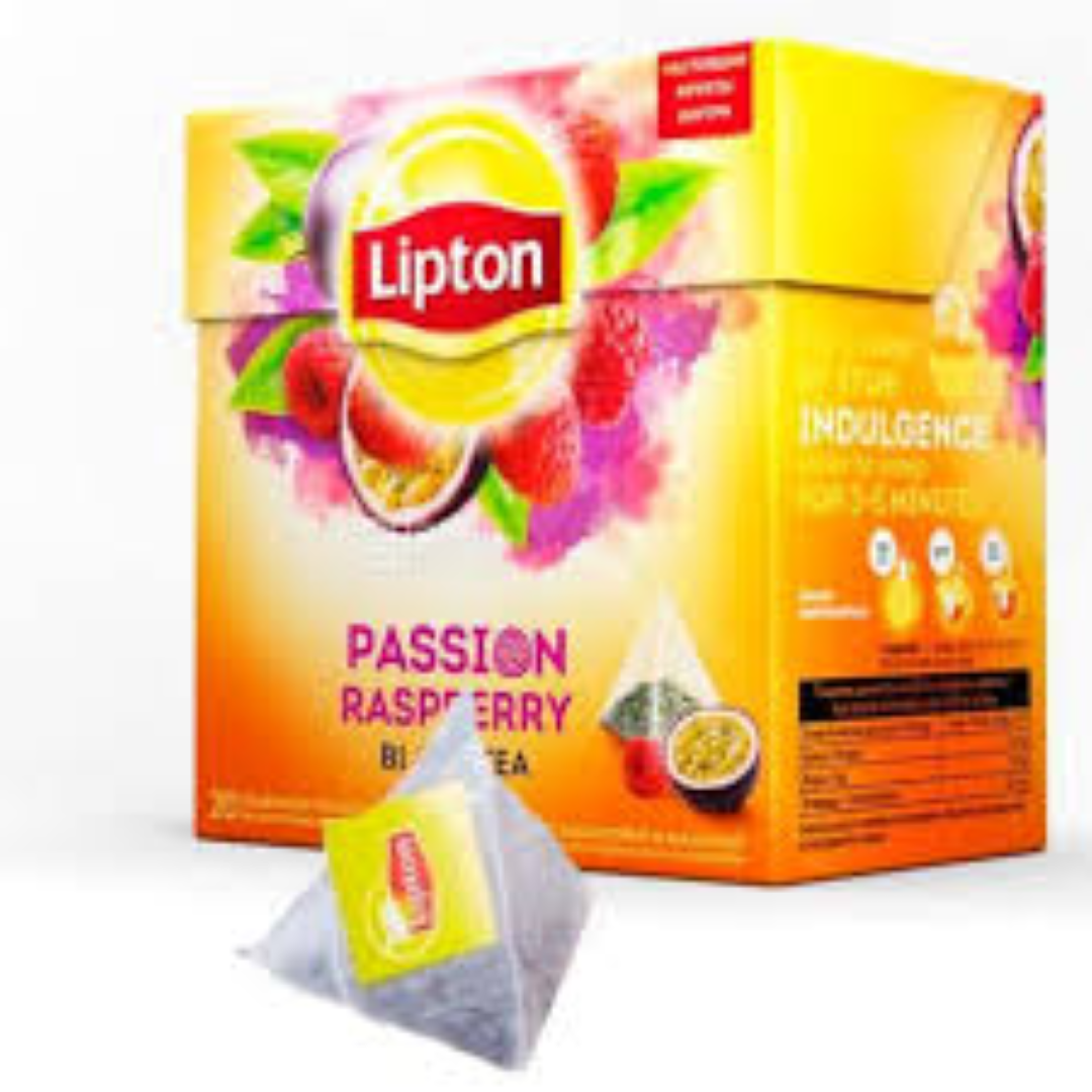 LIPTON PASSION RASPBERRY BLACK TEA 20'S